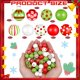 thumbnail image 2 of Perlas navideñas de madera Cinnvoice, 240 unidades, 16 mm, 9 estilos, 2 of 6