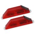 thumbnail image 1 of Lámpara De Advertencia LED, Luces Estroboscópicas Solares Impermeables De Alto Brillo, 2 Piezas Para Exteriores, 1 of 7