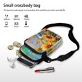 thumbnail image 7 of HELLHERO Sunflower Pattern Unisex Underarm Shoulder Bag Polyester Small Purse Women Adjustable Shoulder Strap Messenger Bag with Zipper Sling Bag for Casual Use, 7 of 7