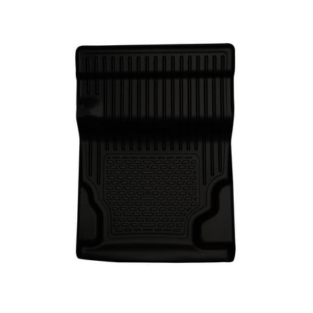 Husky Liners Weatherbeater Floor Mats | Fits 2011 - 2014 Cadillac Escalade, Chevrolet Tahoe & GMC Yukon with 2nd Row Bucket Seat | Walkway, 1-pc Black - 81251