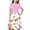 Multicolor Girls Clothes, variant on kttectoa Comfy Stretchy Splicing A-Line Pleated Dresses Dress Crewneck Floral Print Short Sleeve Dresses for Girls Soft and Comfortable Dress for Birthday Party 4-14Y