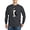 Charcoal, variant on CafePress - Smooth Tricolor Collie Long Sleeve Dark T Shirt - Long Sleeve Dark T-Shirt