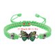 thumbnail image 2 of Pulseras para mujer, regalos para mujer, pulsera para enamorados, pulsera tejida a mano para San Valentín, joyería para novias, pulsera con dije de mariposa., 2 of 2