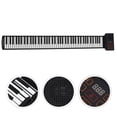thumbnail image 3 of 1Pcs Black Silicone 88 Keys Foldable Piano for Portable Electric Use, 3 of 8