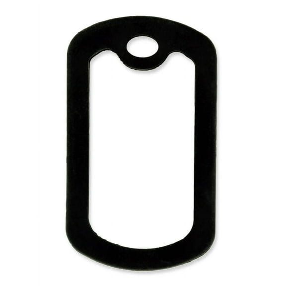 PinMart Military Dog Tag Silencer – Silicone Rubber ID Tag Protector – Tag Edge Bumper Prevents Noise & Scratching, Black - 5 PACK