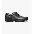 thumbnail image 3 of Nunn Bush Cameron Men's&nbsp;Moc Toe Oxford, Black Tumbled, 12, 3 of 6