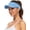 C Blue, variant on Minzimin Structured Quick Dry Sports Sun Visor Hats for Women - Lightweight Adjustable Sun Hat for Golf Tennis Pickleball Beach