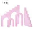 thumbnail image 3 of Conjunto de accesorios de fondo de fotografía de combinación de escalera Uxcell, accesorios de foto de espuma dura, cubo geométrico para sesión de fotos en rosa, 3 of 6