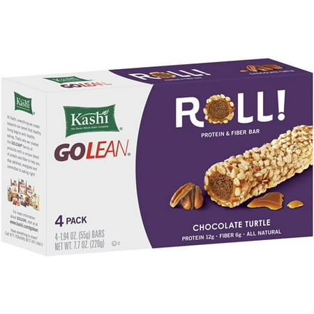 Kashi Go Lean Bar Kashi Roll Chocolate Turtle 4pk