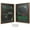 Version 1, variant on Excello Global Products Wooden Chalkboard 13 by 17 in Photo Frame Christmas Decoration with White Chalks, Version 1, Set of 2 Boards - EGP-HD-0238