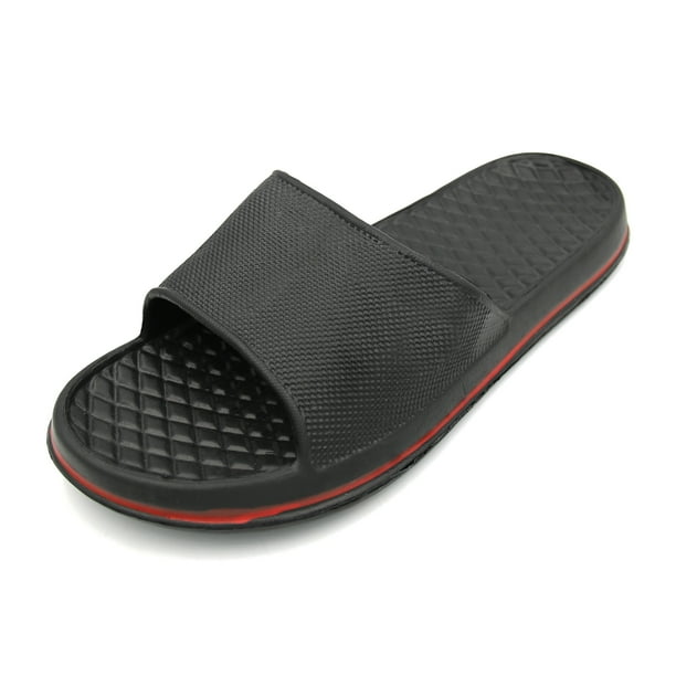 SLM Men's Slip On Flip Flop Sport Slide Sandals
