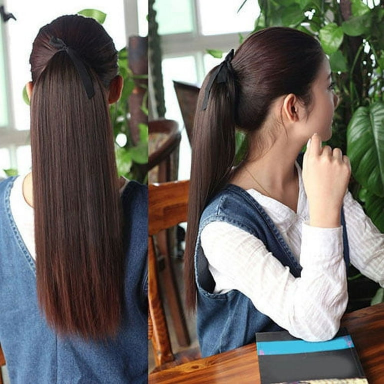 Long straight ponytail hairstyles online