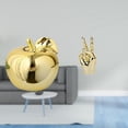 thumbnail image 2 of Escultura de fruta, estatua decorativa, figura con gesto de mano, adorno moderno, material de resina cerámica, ideal para hogares, oficinas, escritori, 2 of 8