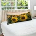 thumbnail image 4 of Coolnut Sunflower Field Pillowcase Standard Size, Super Soft Pillow Shams Covers, Plush Cozy Pillow Cases with Zipper, 20" X 26"（142） Home Decor Gifts, 4 of 6