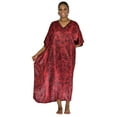 thumbnail image 3 of Up2date Fashion's Women's Caftan / Kaftan / Muumuu / Mumu, Red Animal Print, One Size, Style Caf-3C4R, 3 of 3