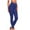 Dark Blue, variant on Aueoeo Women High Waisted Leggings with Pockets Body Shaper Yoga Pants 4 Way Stretch Pants Workout Leggings