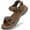Brown, variant on Men's Quick-Dry Water Sandals - Lightweight Athletic Sandals with Adjustable Straps for Beach, Swimming, Hiking and Outdoor Activities