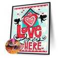 thumbnail image 2 of 5D bricolaje día de San Valentín corazón completo taladro redondo mosaico diamante pintura mujeres regalos Tmvgtek decoración de arte en el hogar, 2 of 9
