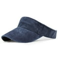 thumbnail image 2 of Denim Sun Hat All-match Solid Color Empty Top Baseball Hat for Outdoor, 2 of 10