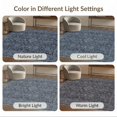 thumbnail image 7 of ODIKA 6'x9' Washable Area Rug Non-Slip, Chair-Friendly, Navy Throw Solid Vintage Faded Border Distressed Tonal Field for Dining Room, Under Table, Office Décor, 7 of 7
