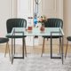 thumbnail image 5 of 47" Modern Rectangular Dining Table with Spacious Tempered Glass Tabletop & Black Legs Elegant for Home Kitchen Restaurant My Lux Decor Round, 5 of 6