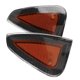 thumbnail image 4 of 2 Pcs Front Turn Signal Light Cover 4806218AD Side Marker Lamp Cover Replacement for Dodge Charger LX SRT8 2006?2010 Yellow, 4 of 5