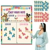 PANTIDE Mexican Fiesta Gender Reveal Party Games for Guests Cast Your Vote