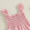 thumbnail image 4 of Onesies 3-6 Months Toddler Girl Ruffle Wide Leg Romper, Sizes 12 Months - 5T, 4 of 7