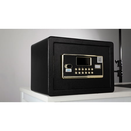 1.5 Cuft Safe Box Digital Keypad Home Security Safe With Fireproof Waterproof Bag & Adjustable Shelf