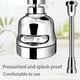 thumbnail image 2 of Extensor de grifo de cocina giratorio de 360°, aireador ahorrador de agua con 4 piezas, 3 configuraciones de modo para cocina y baño, herramienta de plomería duradera, 2 of 5