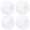 White, variant on NFTIGB 4Pcs/Set High Elasticity PU Fish Board Skateboard Wheels Replacement Accessories, 2.1 inches / 54 mm, White[cite: 1]
