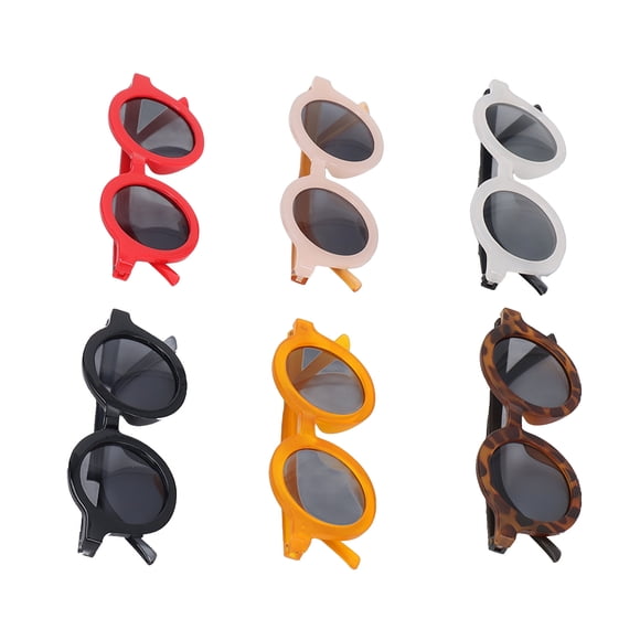 Gafas de sol para niños BuyWeek 6 piezas redondas 6 colores