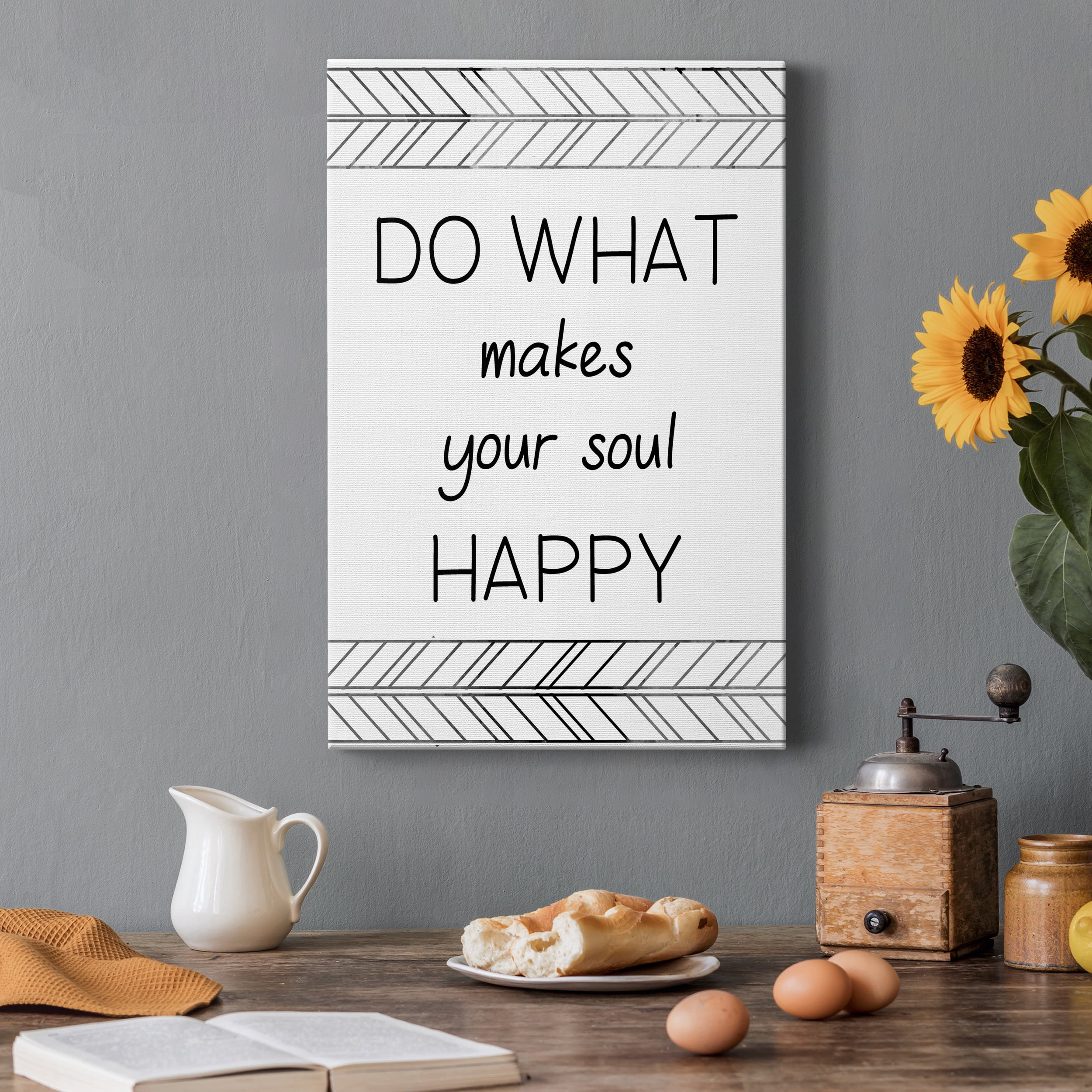 Your Soul Happy Premium Gallery Wrapped Canvas - Ready to Hang - 18 x 27