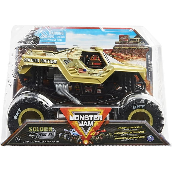 Monster Jam Soldier Fortune (Tan) 1:24 Scale Monster Truck
