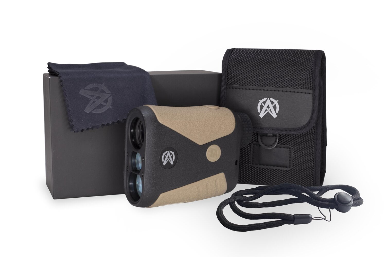 Astra Optix  Laser 6x21mm Rangefinder Monocular, Black/Tan