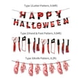 thumbnail image 2 of Banner colgante Irfora 10FT Happy Halloween Bloody Banner Scary Hanging Banner Halloween Bloody Garland Banner para decoraciones de fiesta de Halloween Zombie Party Supplies, 2 of 7