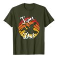 thumbnail image 1 of Camiseta del día del padre Camiseta de manga corta con estampado de letras de verano para hombre y mujer Regalo para el padre Fridja  hjk3209, 1 of 5