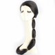 thumbnail image 1 of Peluca de cosplay Thrones Khal Drogo Anime Synthetic Black, 1 of 3