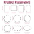 thumbnail image 3 of Cookie Cutter Set Cookie 10 Piece Set of Cookie Cutters Shaped Cookie Non Stick Dough Stainless Baking Cookie Cutting Tool Biscuit Mold, Baking Cutter, Pastry Mold, Dough Cutter, Stainless Steel Cook, 3 of 5