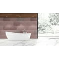 thumbnail image 4 of Dundee Deco Stone Veneer Wall Panels, Extra Large DIY Stone Finish 3 x 2 ft Tiles for Outdoor Indoor Wall or Backsplash, Made with Real Stone, Terra Red - SAMPLE 6" x 6", 4 of 7