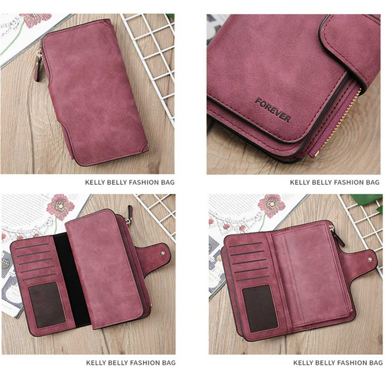 Bestseller Large Capacity Long Women s Frosted PU Purpose Women s Purse Holding Bag Card Bag Women s Advanced Sense Walmart