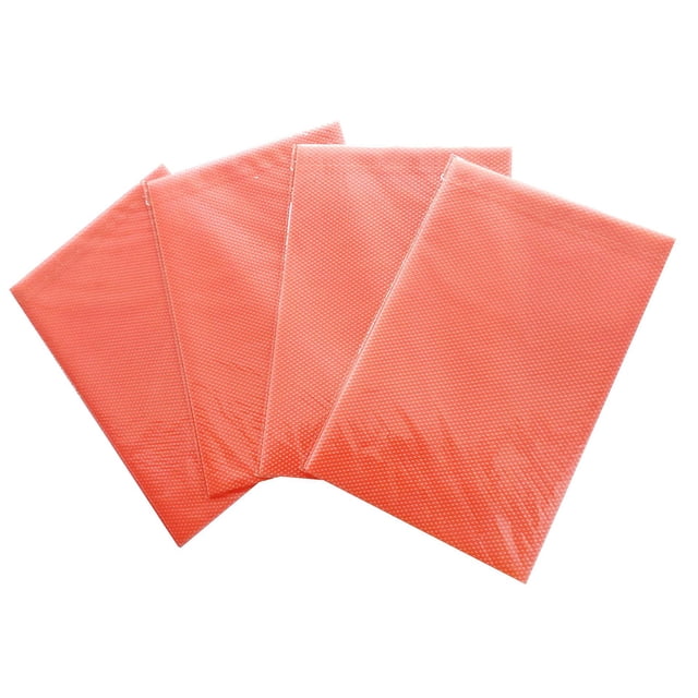 Yuarrent Forro para refrigerador de 16 piezas, alfombrilla recortable para armario, estantería, alfombrillas impermeables, accesorio para el hogar, Suministros de limpieza para el hogar Rojo Yuarrent HA066831-13