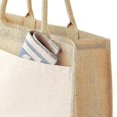 thumbnail image 2 of Pocket Jute Shopper New Arrival, 2 of 5