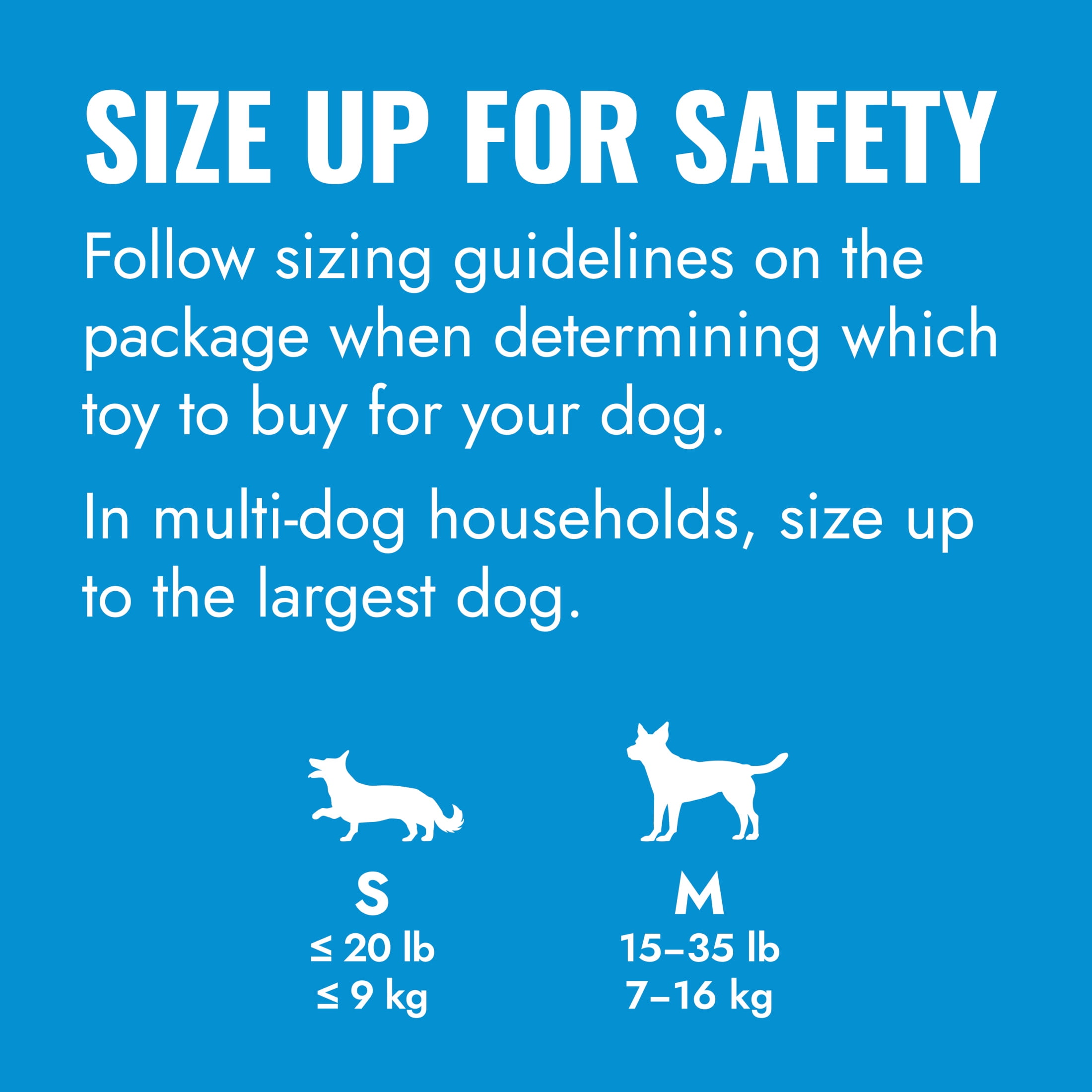KONG Puppy Chewable 1-Piece Chew Toys, Blue M (1 Pack)