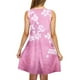 thumbnail image 5 of Vestido Corto de Verano Casual de Moda Impreso Cuello Redondo Bolsillo sin Mangas de las Mujeres, Vestido Casual para Diario, 5 of 9