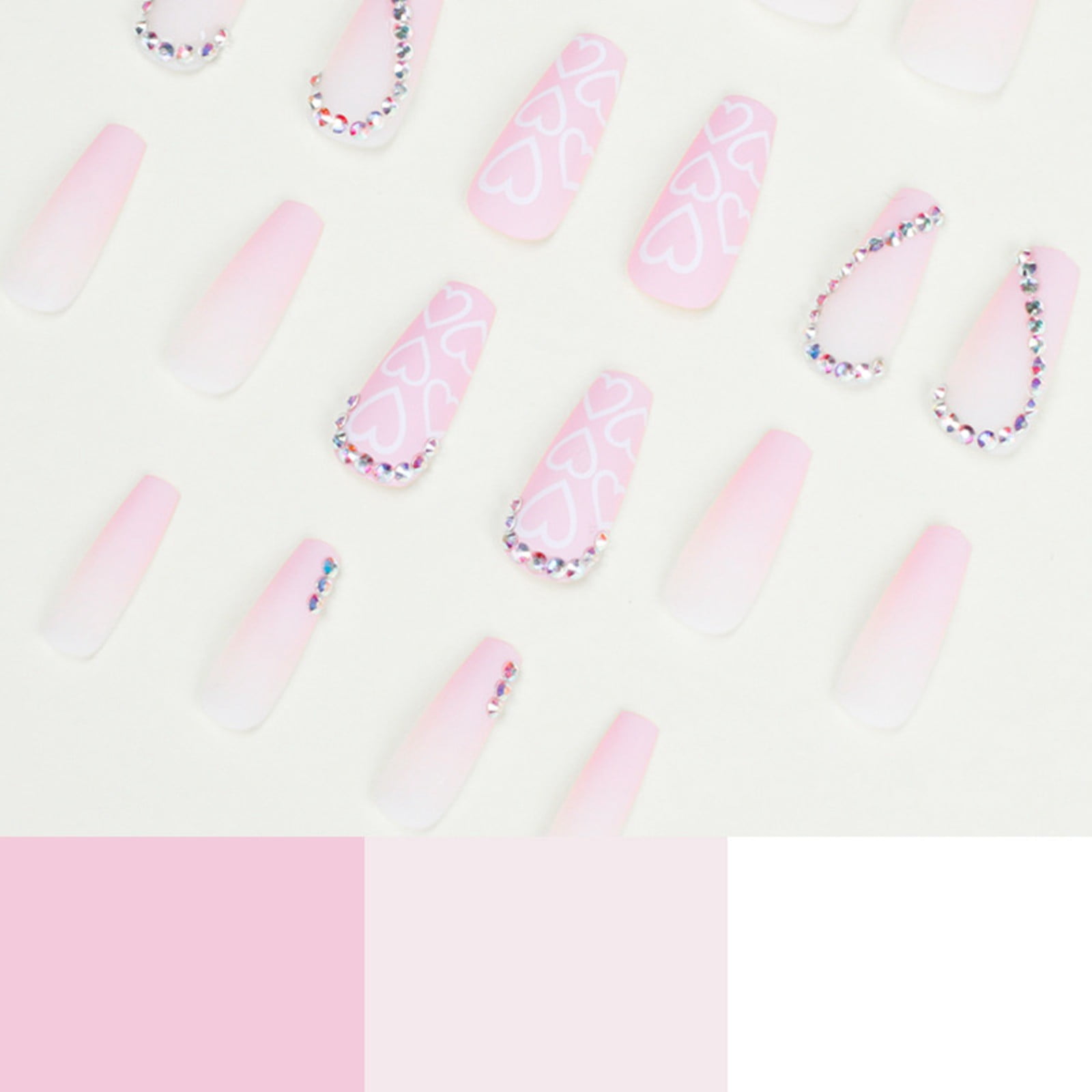 Acrylic Nail on Stuff False Nails Short Coffin Nails Tips Clear Nail Tips for Practice Hand round Extra Short Gel Nails Soft Gel Tips Acrylic Nails for Kids Age 9 French Tip Full Nail Tips Long