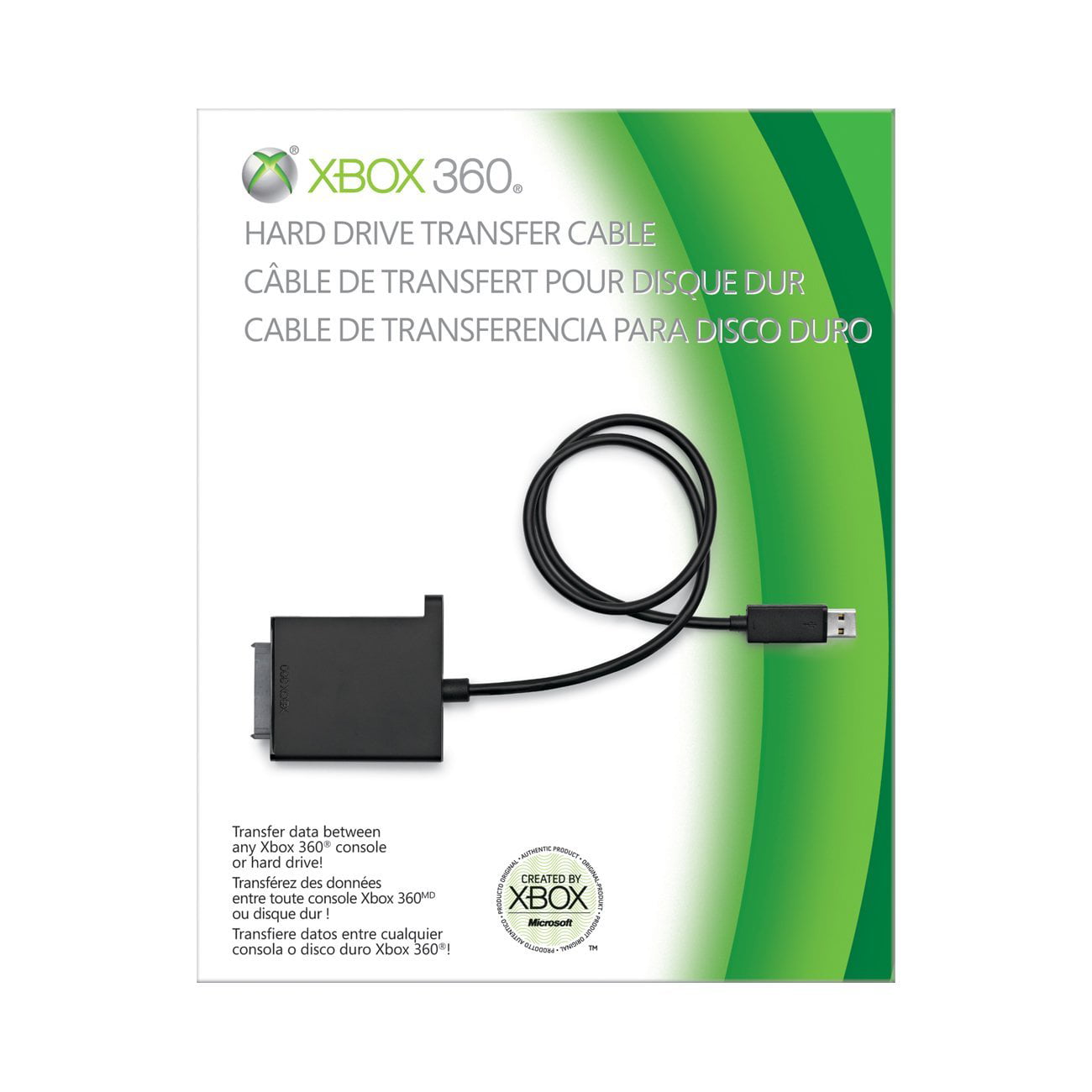 Consejo cubrir bronce Xbox 360 Hard Drive Transfer Cable - Walmart.com