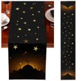 thumbnail image 4 of Mantel CUTICAT Eid Mubarak decoración de vacaciones para interiores y exteriores F, 4 of 8