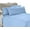 Medium Blue, variant on Egyptian Cotton 800 Thread Count Solid Sheet Set - Queen / Black
