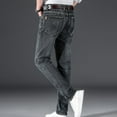 thumbnail image 5 of Xysaqa Men's Skinny Slim Fits Stretch Denim Pants Classic Straight Leg Jean Pants M-4XL, 5 of 6